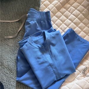 Figs ceil blue scrub bottom and top!